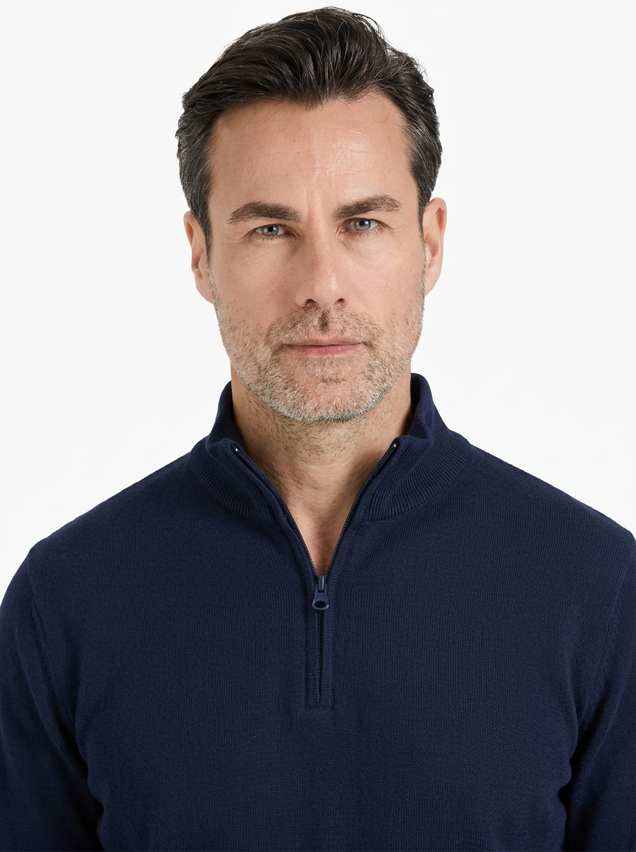 Yarım Fermuarlı Sweatshirt - 3